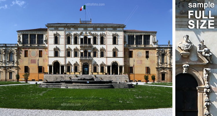 Villa Contarini una delle più grandi ville venete, Veneto, Italia