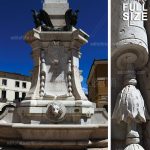 Lonigo, monumento ai caduti, situato in Piazza Garibaldi, Veneto, Italia.