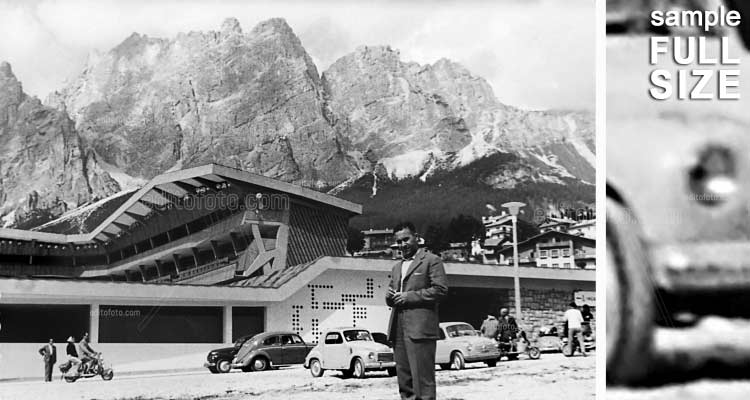 Stadio olimpionico Cortina D'Ampezzo 1956 - Editofoto